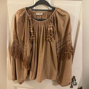 Ulla Johnson Fringe Blouse - Size 4